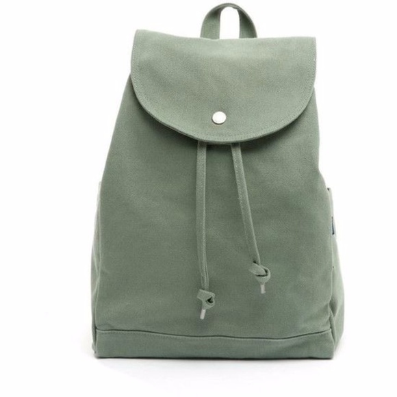 BAGGU Handbags - Baggu Drawstring Backpack in Olive